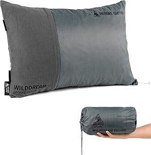 OneTigris WILDDREAM Camping Kissen, Kopfkissen aus zerkleinertem kleinem Memory Schaum, komprimierbares Reisekissen für Outdoor, Rucksacktourismus und Auto Test 2025