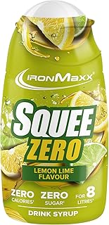 IronMaxx SqueeZero - Lemon Ice Tea 65ml | Sirup, Erfrischendes Geschmackserlebnis für 8 Liter, Zuckerfrei und Kalorienfrei in 100ml verzehrfertigem Getränk Test 2025