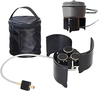 Campingofen, Campendofen - Leichter Rucksackofen - Windschutz Campingausrüstung, multifunktionale Outdoor-Vorräte für Picknick-Überlebens-Reiszeltgrencue Test 2025