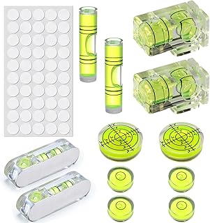 13 Stück Mini Wasserwaage, Runde Libelle mit Präzisions-Levelblase für Kamera-Stativ, Camping-Ausrüstung und Heimwerkerbedarf Test 2025