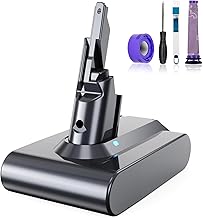 Akku für Dyson V7 SV11 Mit Batterieanzeige Kompatibel SV11 Absolute Animal Motorhead Trigger Car+Boat Fluffy HEPA Mattress Staubsauger (2 Filter) Test 2025