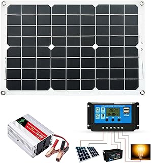 Solarenergiestation - Kompakt 300 W Power Hub, 220 V Wechselstromausgang, Lithium -Backup -Versorgung | Tragbare Wechselrichtereinheit, Notlichtquelle, Campingausrüstung Im Freien, Home -Lösu Test 2025