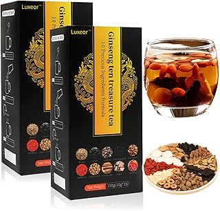 2 Box Ginseng Ten Treasures Tee Nierentee,Ginseng-infused Ten Treasure Tea,Herbal Kidney Cleansing Tea,Kidney Detox Tee,Men's Essentials Nierentee,10gx30 Beutel Test 2025