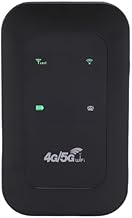 4G 5G Tragbarer WiFi Hotspot 300 Mbit/s, Reiserouter mit SIM Slot, LED Display und 2100 MAh Unterstützt 10 Geräte (4G Bänder B1/B3/B5/B40) Test 2025