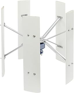 100W Windkraftanlage Generator 12V Windturbinengenerator 5-Blatt Windturbinen-Generator mit Controller Haushalten Wind Turbine Generator Windrad Vertikale Windturbine Wohnmobil Schiffen Windgenerator Test 2025