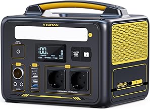 VTOMAN Jump 600X Tragbare Powerstation 600W - 299Wh Solar Generator LiFePO4 Batterie Stromgenerator Mobile mit 2x 600W (1200W Spitze), Erweiterbare Kapazität für Camping Wohnmobil Notfall Test 2025