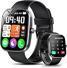 Smartwatch Herren Damen, 1,91"HD Touch Fitnessuhr mit Bluetooth Anrufe, 120+ Sportmodi Fitness Tracker mit Herzfrequenz SpO2 Schlafmonitor Schrittzähler, IPX7 Wasserdicht Smart Watch für Android iOS Test 2025