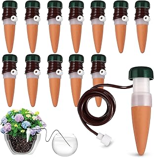 Sunshine smile 12 Stück Wasserspender für Zimmerpflanzen,Bewässerungssystem Balkon,Automatische Bewässerung Zimmerpflanzen,Selbstbewässerung Bewässerungssystem