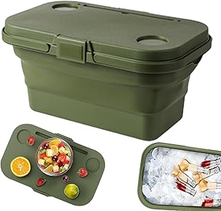 Faltbarer Picknicktisch - Isolierter tragbarer Kühler mit Tischplatte | Wasserdichtes Outdoor-Set, kompaktes Camping für, Park, Reisen und Picknick Test 2025