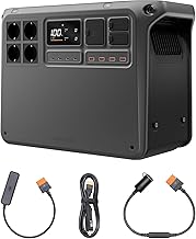 DJI Power 2000 tragbare Powerstation, 2048 Wh LFP-Akku, kompakte Größe, 3000 W stabile Ausgangsleistung, in 45 Min. von 0% auf 80% geladen, Autoladung, Camping & Wohnmobile, Roadtrip, Off-Grid Test 2025