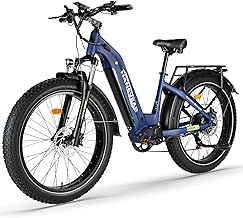 HANEVEAR Elektrofahrrad für Erwachsene, 21Ah 48V austauschbarer Akku, 250W 85Nm E Fatbike, Max. Reichweite 120km+, Doppelte Ölbremsen, E-Mountainbike 26x4.0'' Offroad EBIKE Test 2025