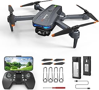 T29 Drohne mit Kamera 1080P HD – Faltbar Mini Drohne für Kinder & Erwachsene | WiFi FPV, 2x 1200mAh Akkus, Quadrocopter für Anfänger, Drone Kinderspielzeug Geschenk