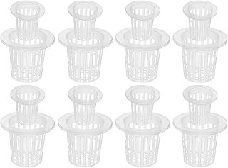 Abaodam 60 Stück Pflanzkörbe Transparentes Hydroponik Anzucht Gefäße für Gemüse Garten Wurzelkontrolle Bodenkulturen Balkonpflanzen Pflanzenzucht Test 2025