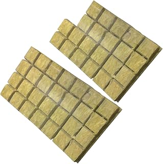 Didiseaon 100 Stück Hydroponische Anzuchtwürfel Pflanzstarter Plug Soilless Grow Cubes Indoor Garten Pflanzenzucht Stecklinge Substrat für Jungpflanzen Test 2025