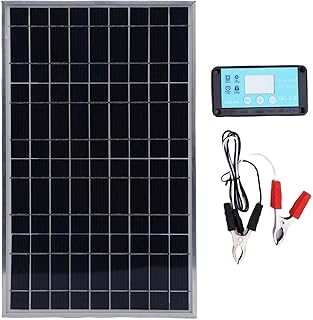 Solarmodul Regler | 100W Solarmodul Laderegler Set | Wechselrichter System Für Auto Off Grid Stromlösung | ATV Marine Kabine Caravan Anhänger Test 2025
