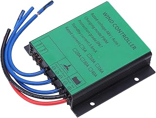 Jeffergarden Windregler 48-V-Controller, Aluminiumlegierung, PWM-Lademethode, Schutzart IP67 für 1000-W-Windgeneratoren (40A) Test 2025