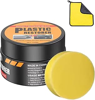 Auto Innenraum Reinigungscreme, Multifunktionale Lederpflege & Kunststoffreiniger, Entfernt Schmutz, Staub & Flecken, Pflegt Armaturenbrett, Sitze & Türen, Für Auto, Haushalt (1, 50ml)