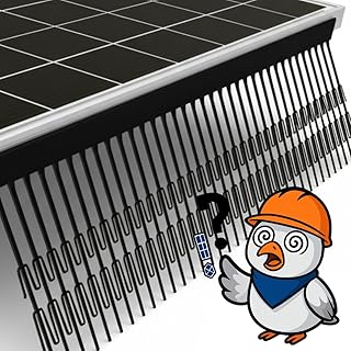 Taubenschutz für Solaranlagen 15cm x 30m, UV-stabil, wetterfest, einfache Montage mit C-Clips, Schutzgitter gegen Vögel und Nester Test 2025