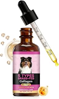 Nahrungsergänzungsmittel für Hunde - 60ml Flüssige Nahrungsergänzung für Welpen - Welpen Tropfen Unterstützung | Für Darmgesundheit, Haarglanz, Gelenkunterstützung, Verdauungspflege Und Test 2025